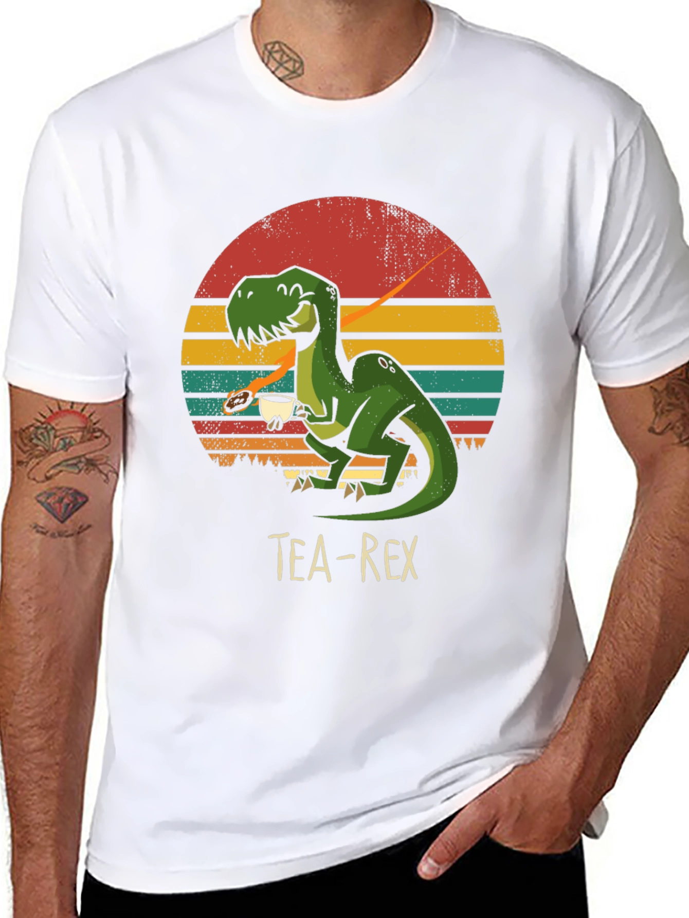 Tea-Rex T-Shirt - Dinosaur Tea Lover Shirt