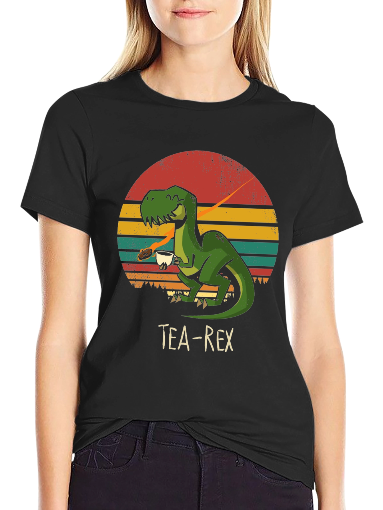 Tea-Rex T-Shirt - Dinosaur Tea Lover Shirt