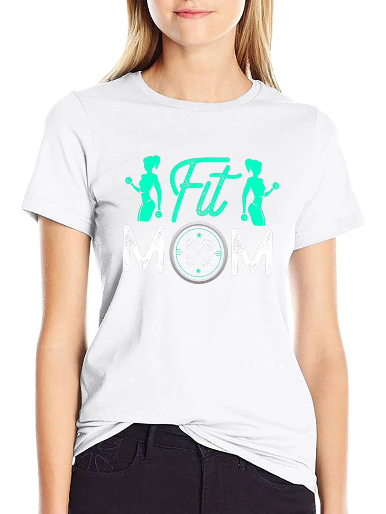 Fit Mom Graphic T-Shirt - Workout Apparel