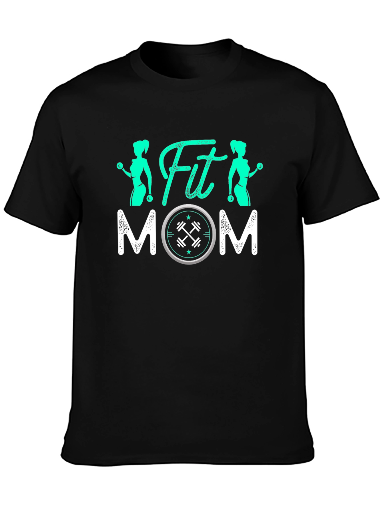 Fit Mom Graphic T-Shirt - Workout Apparel