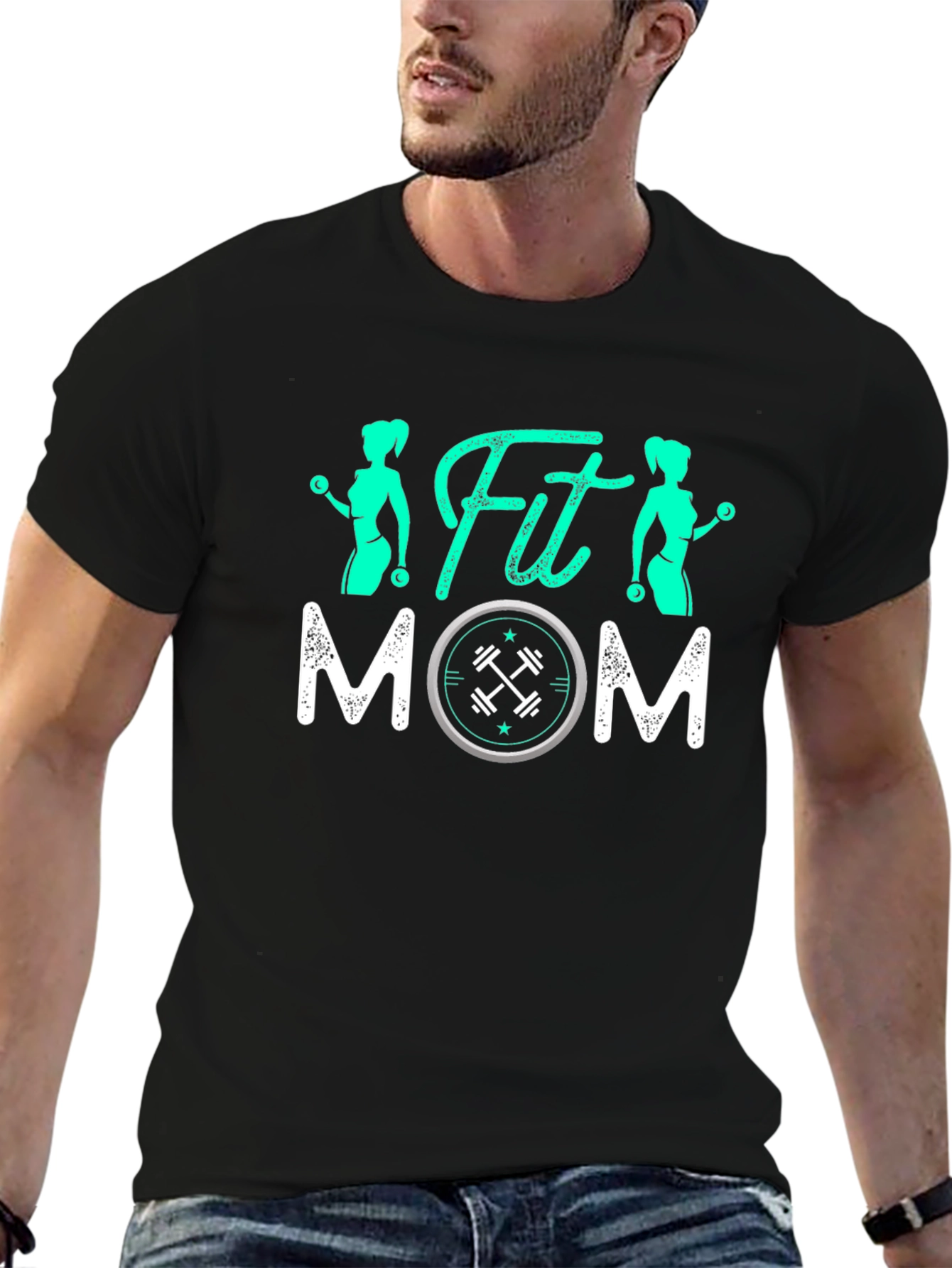 Fit Mom Graphic T-Shirt - Workout Apparel