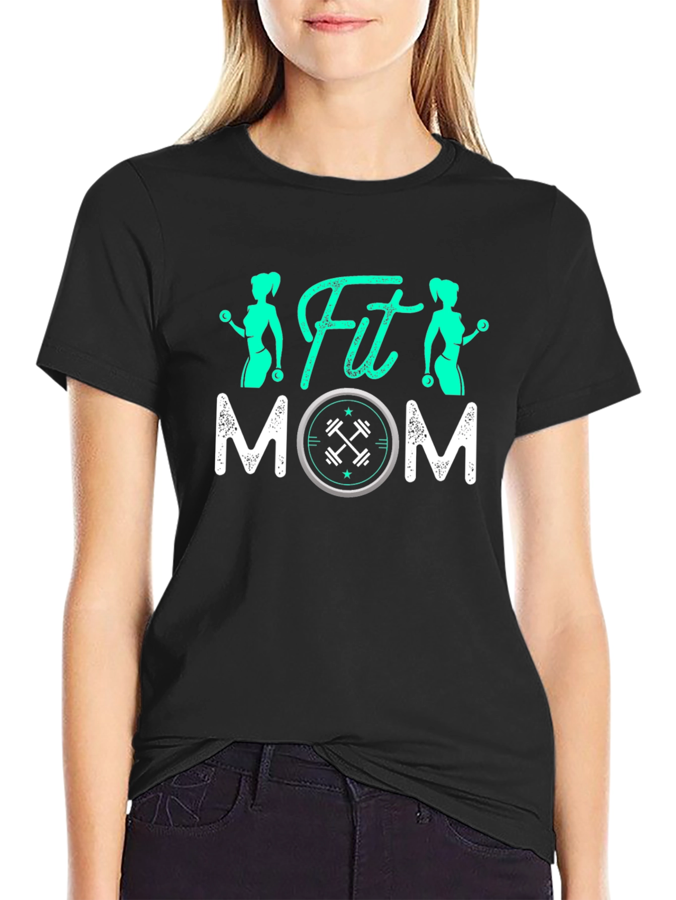 Fit Mom Graphic T-Shirt - Workout Apparel