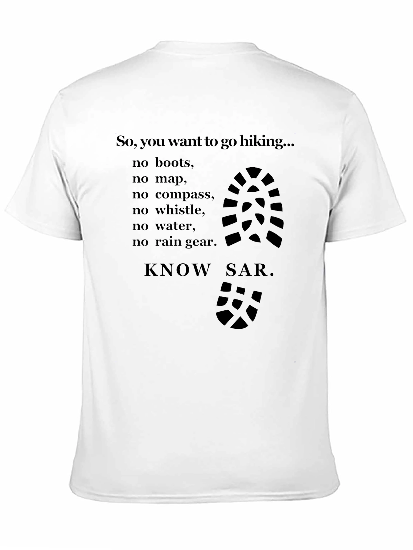 Hiking T-Shirt - Know SAR