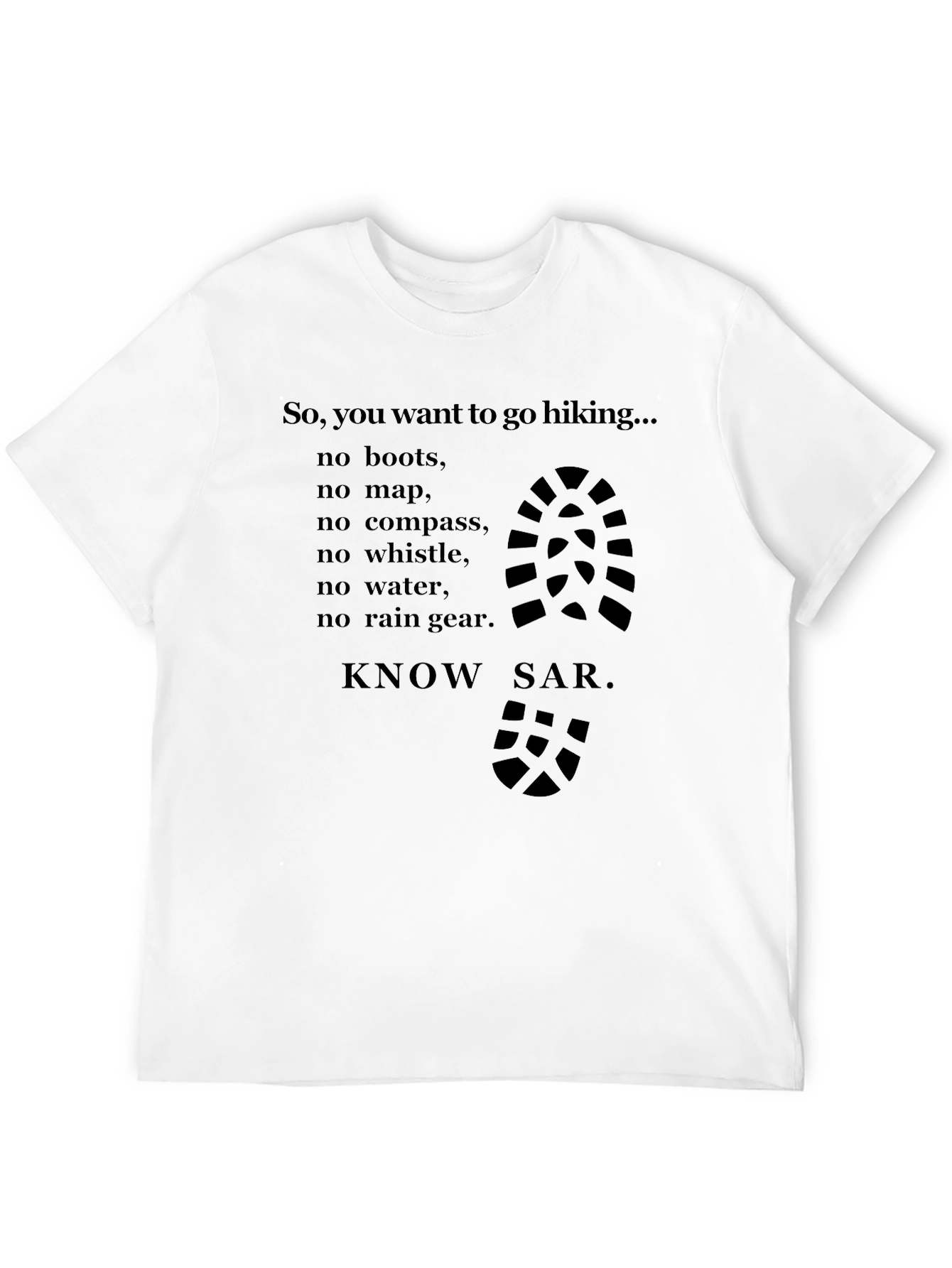 Hiking T-Shirt - Know SAR