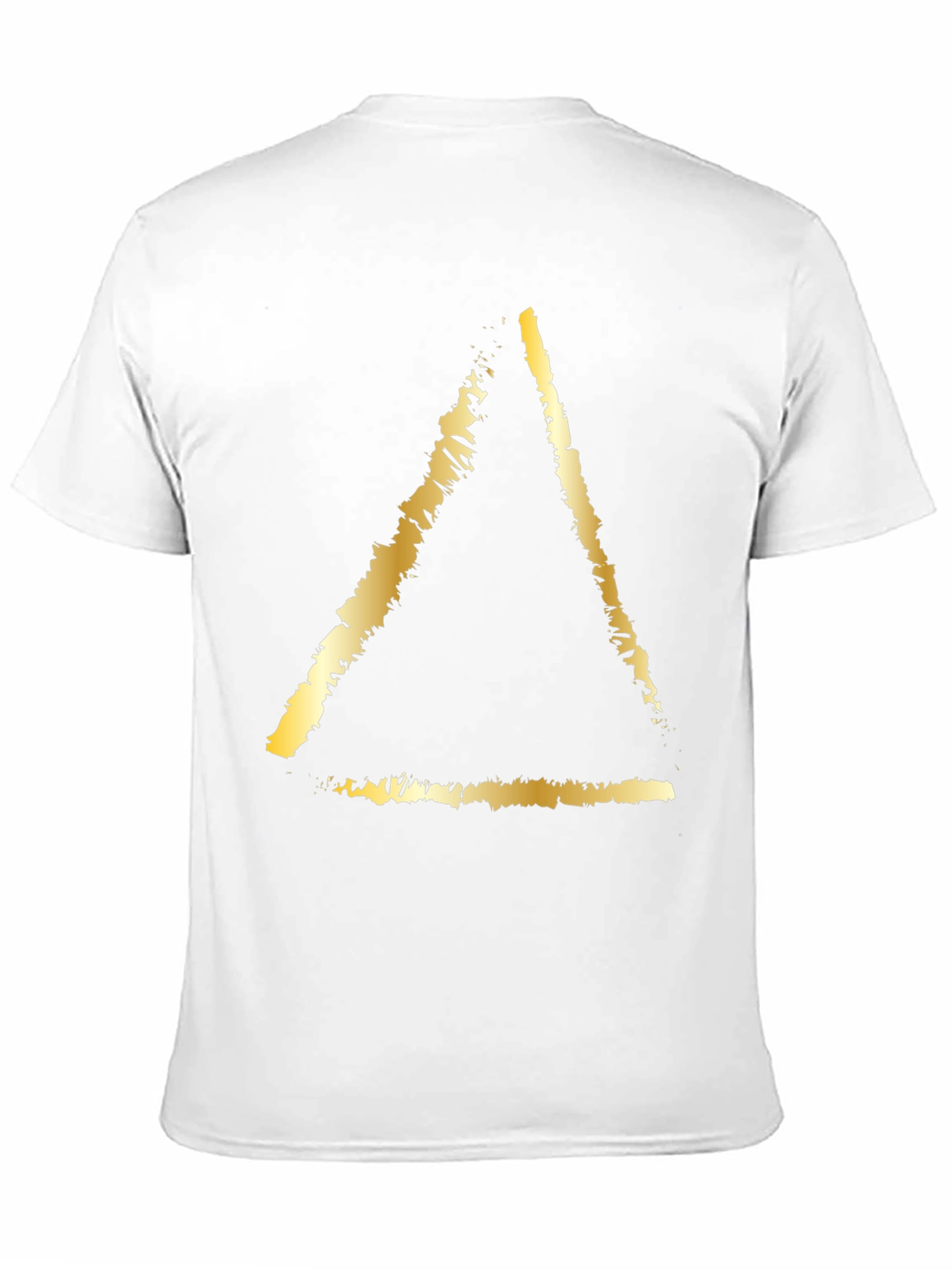 Golden Triangle Graphic Tee - Stylish Black T-Shirt