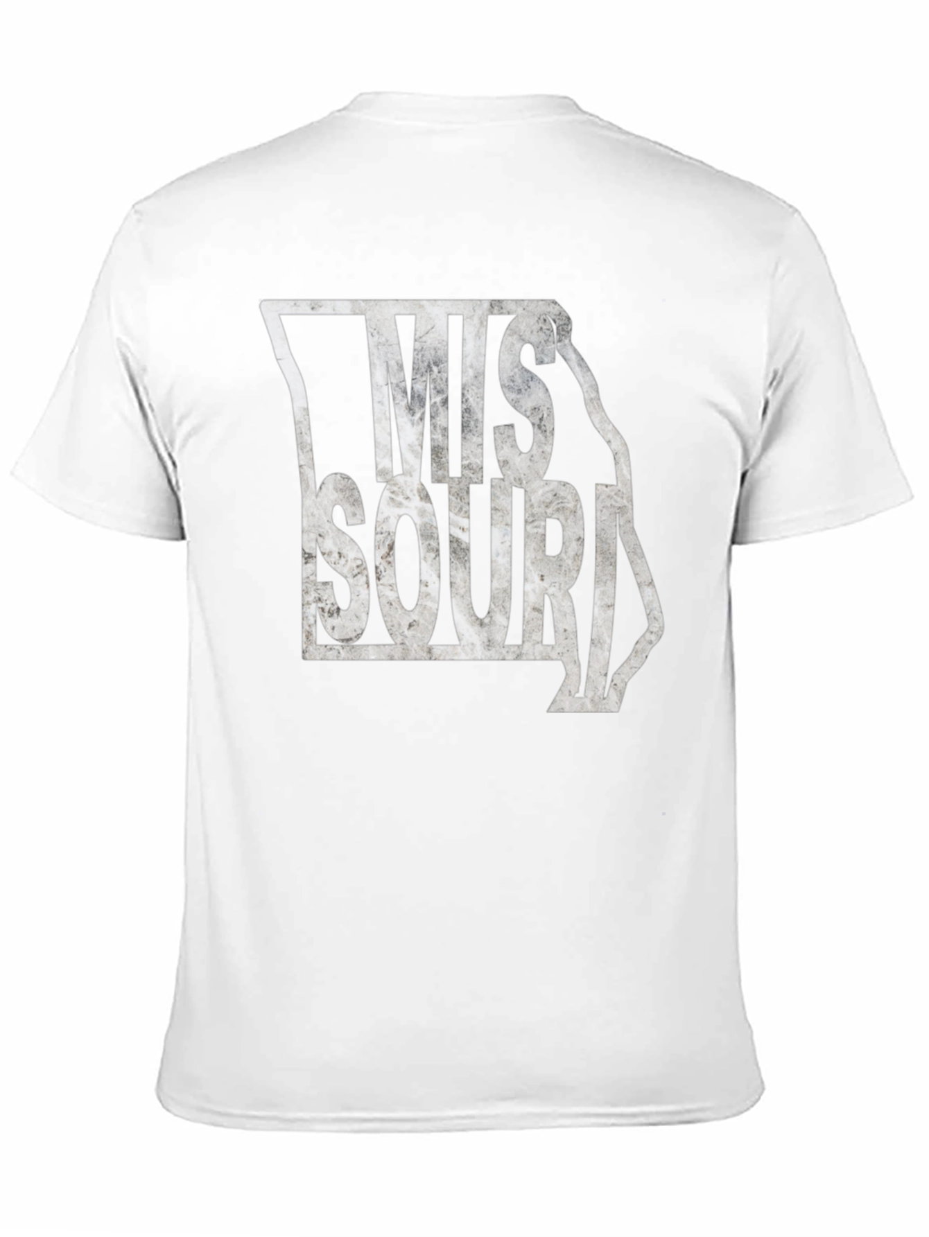 Missouri State Graphic T-Shirt - Distressed Design