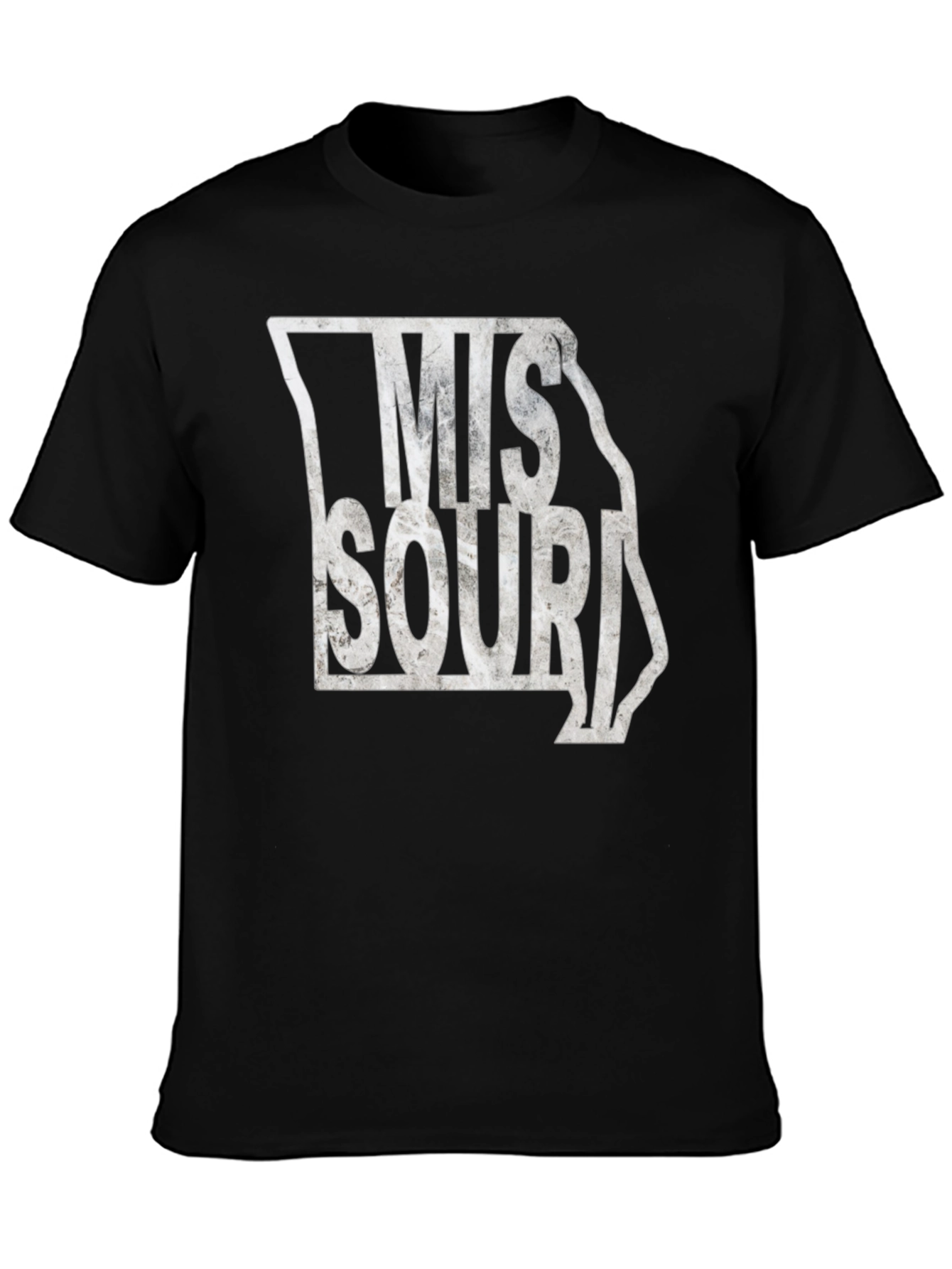 Missouri State Graphic T-Shirt - Distressed Design