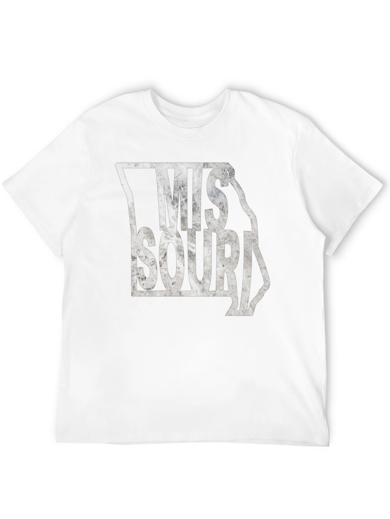 Missouri State Graphic T-Shirt - Distressed Design