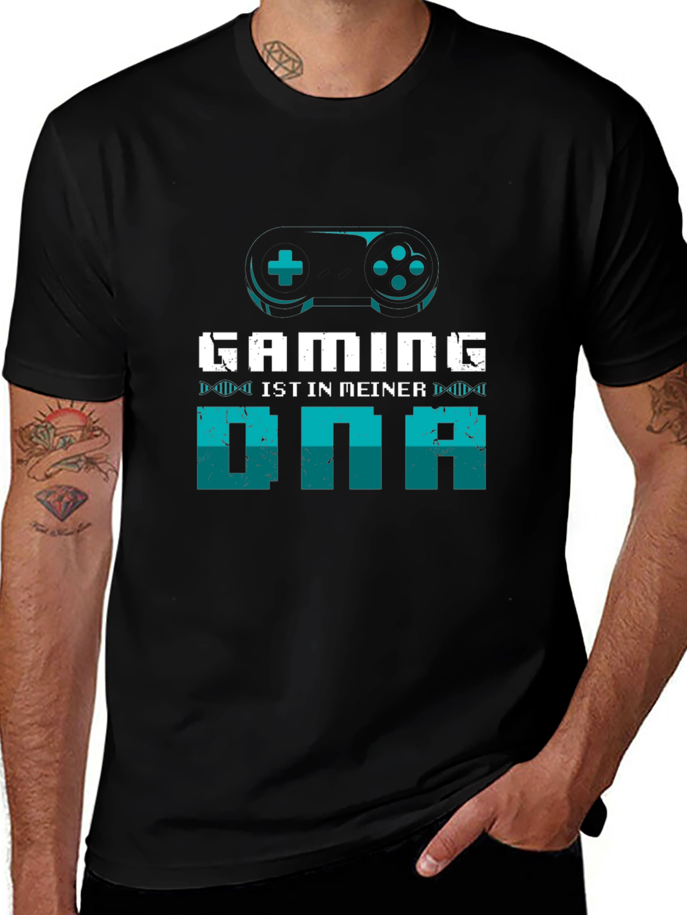Gaming DNA Graphic Tee - Gamer T-Shirt