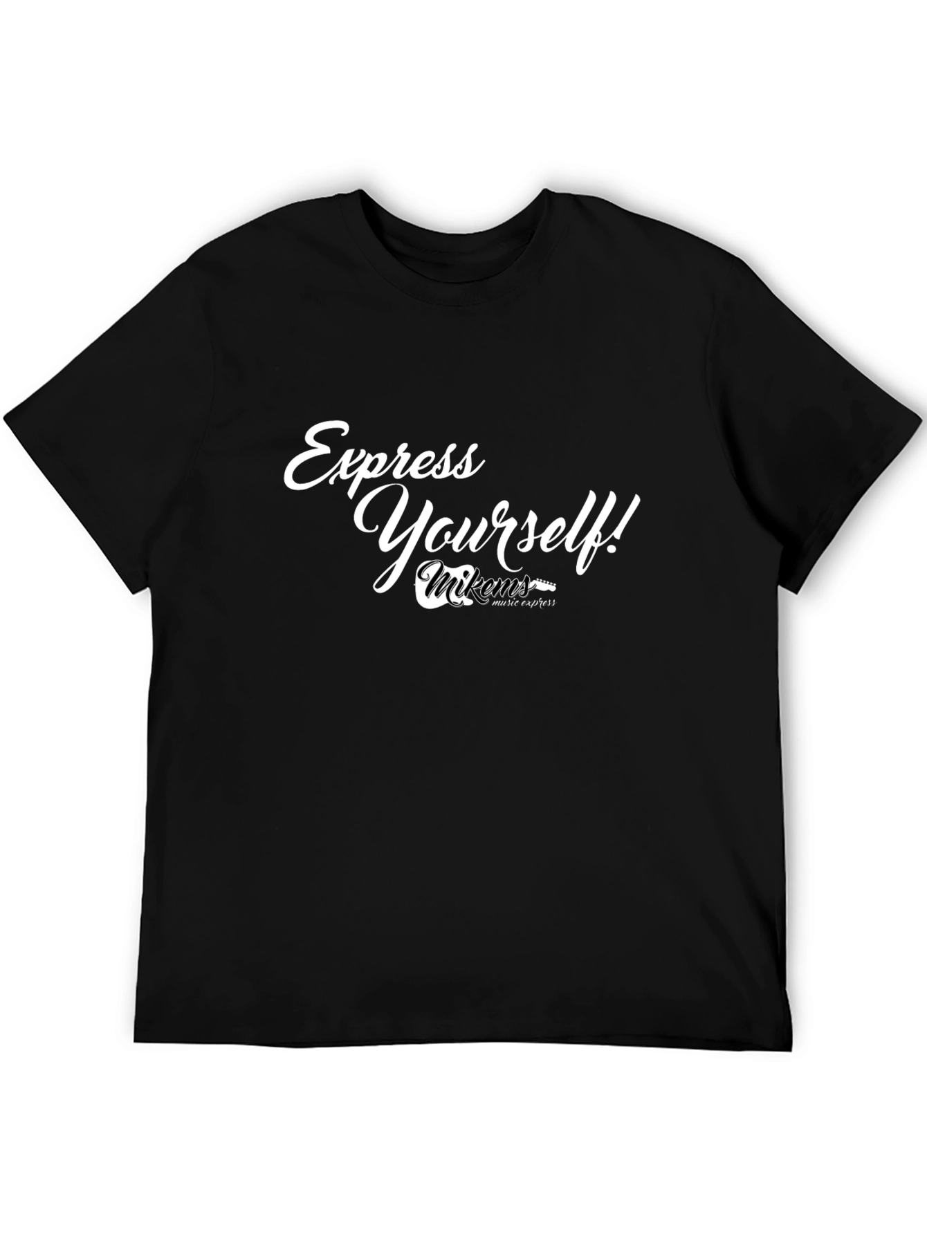 Express Yourself Black Graphic Tee