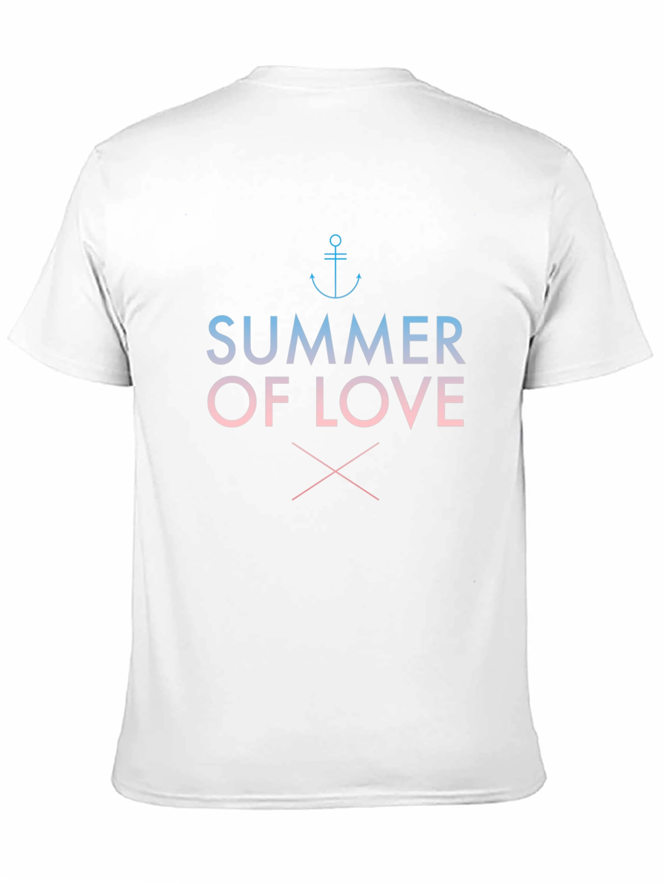 Summer of Love Graphic Tee - Black Cotton Blend