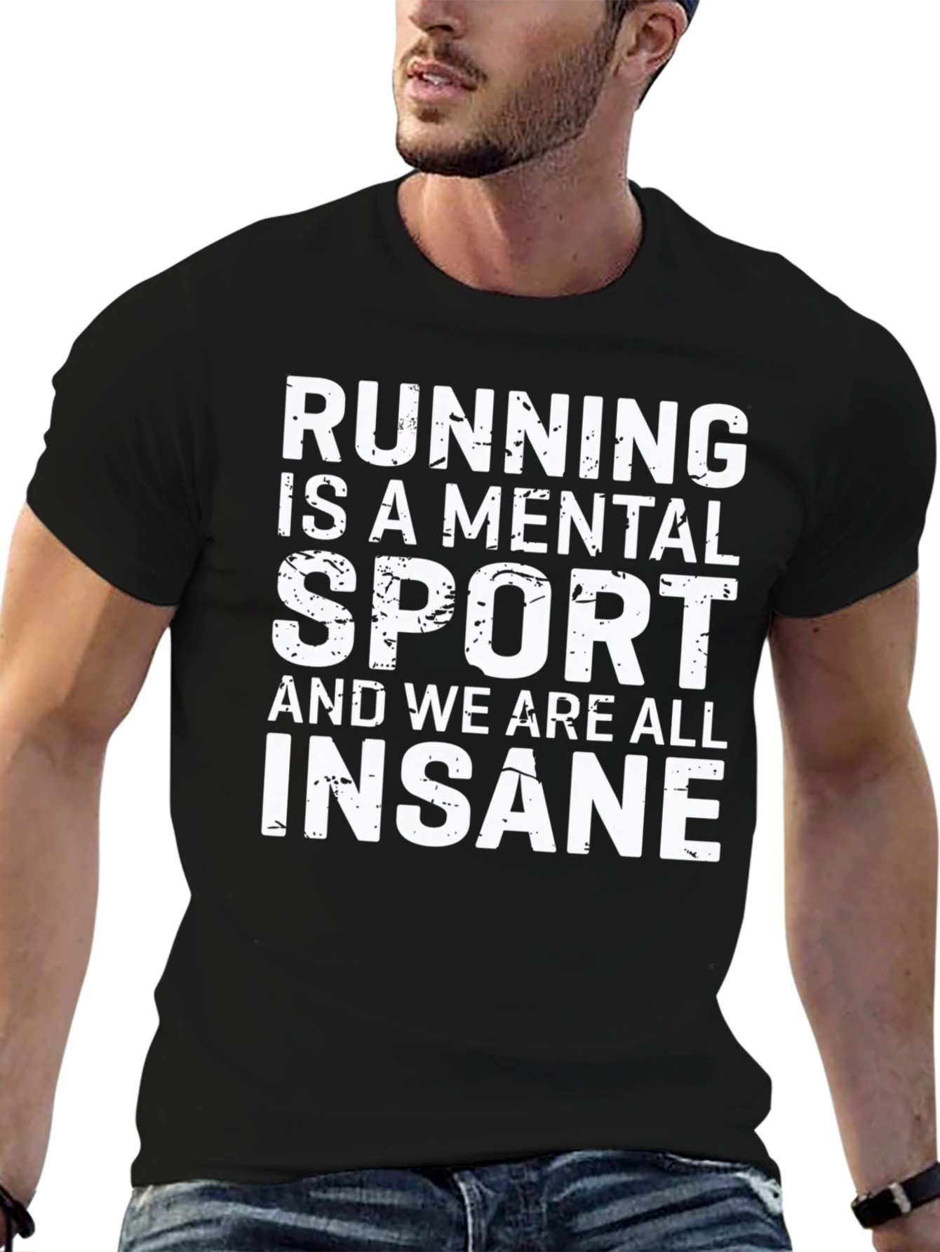 Running is a Mental Sport Graphic Tee