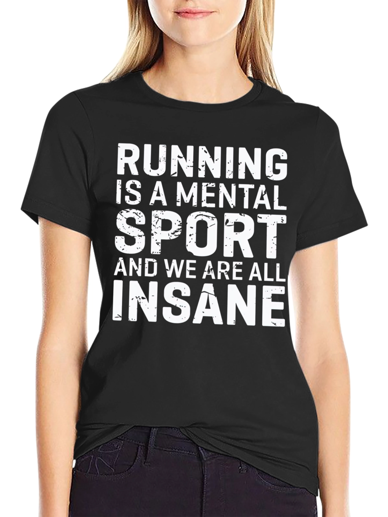 Running is a Mental Sport Graphic Tee