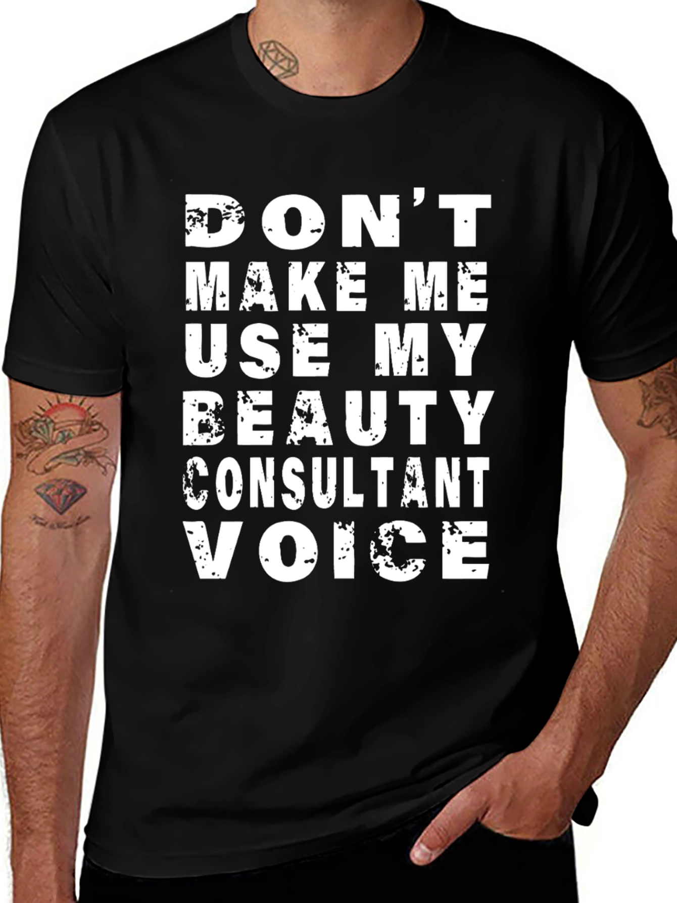 Funny Beauty Consultant Voice T-Shirt