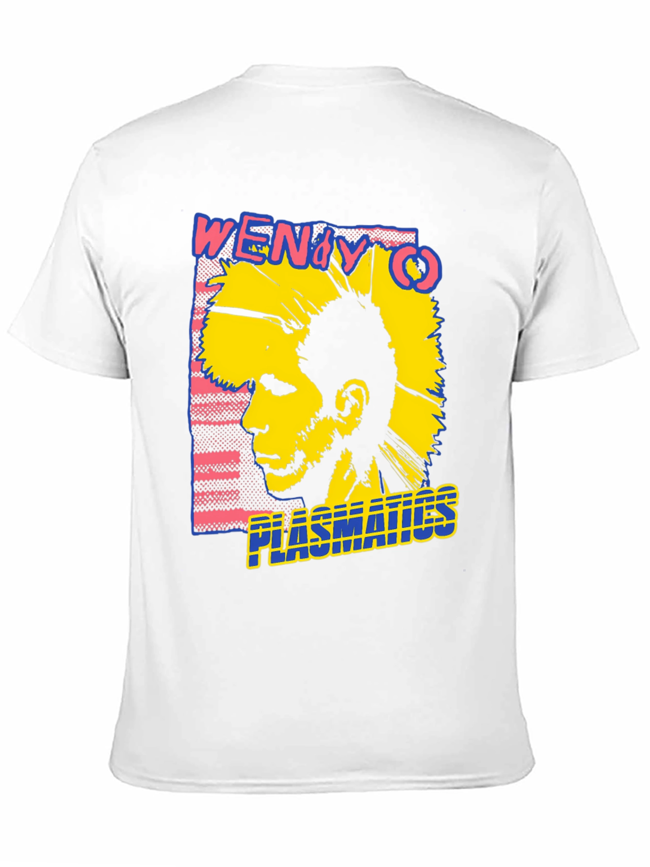 Plastics Punk Band Graphic Tee - Black