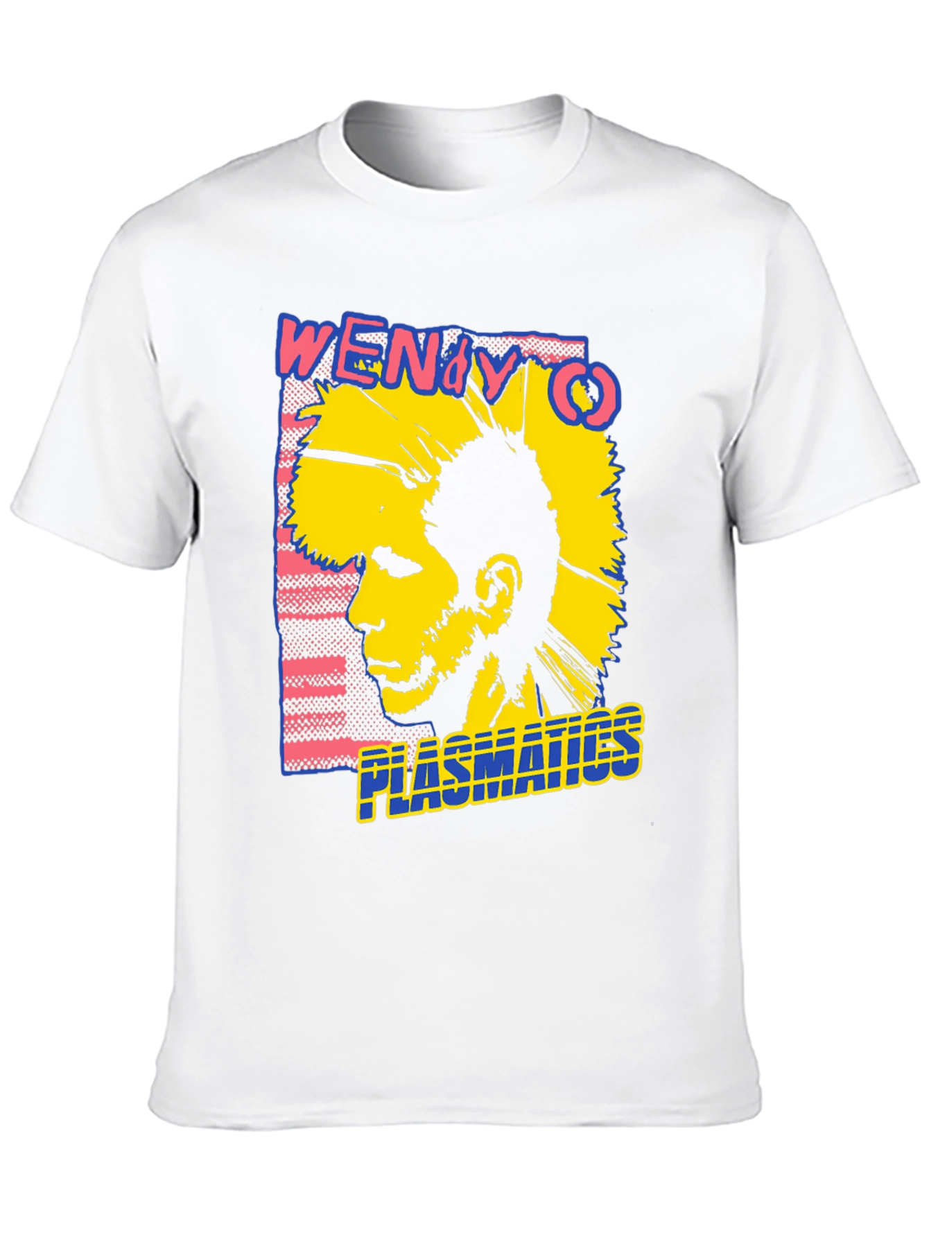 Plastics Punk Band Graphic Tee - Black