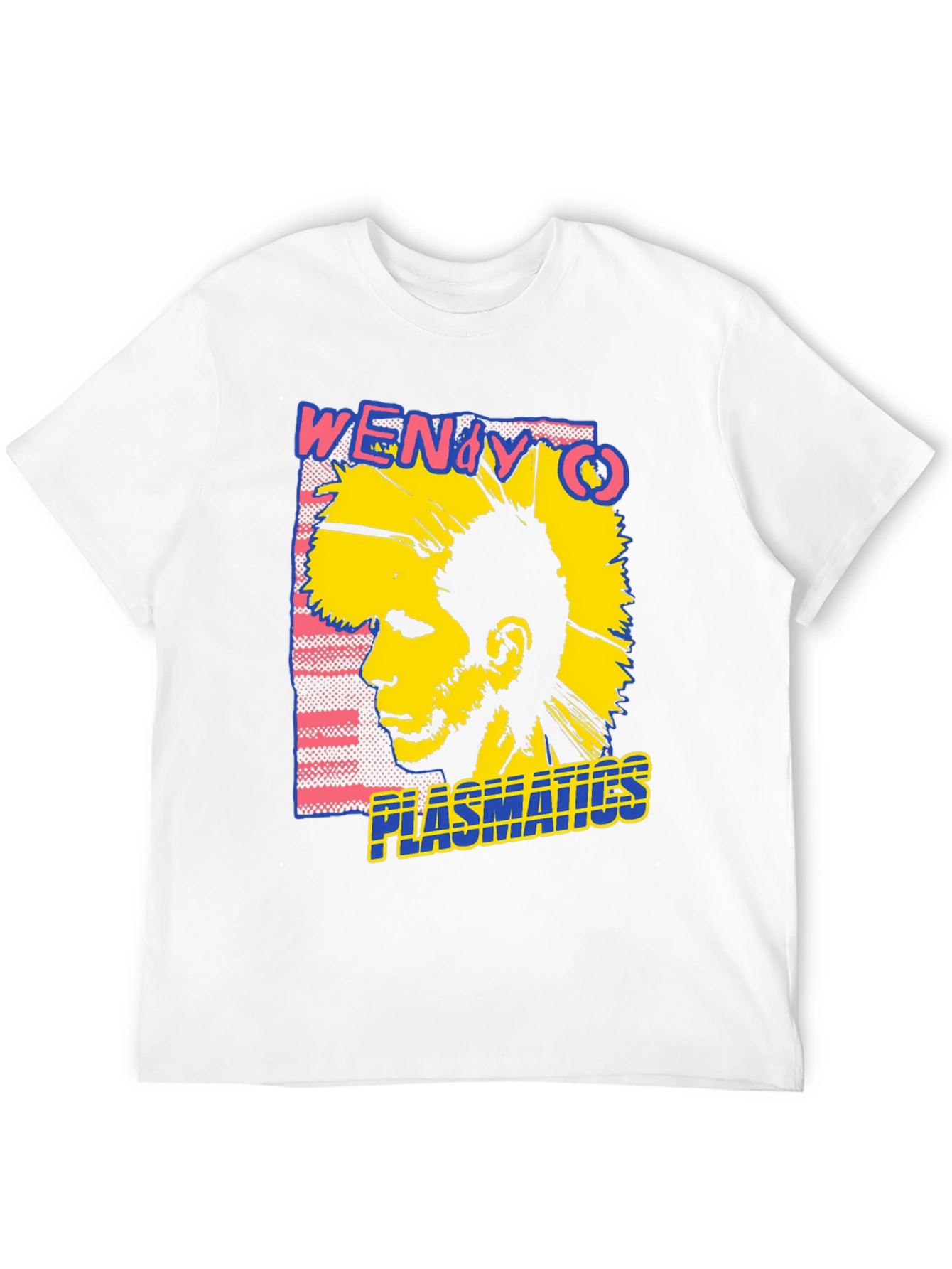 Plastics Punk Band Graphic Tee - Black