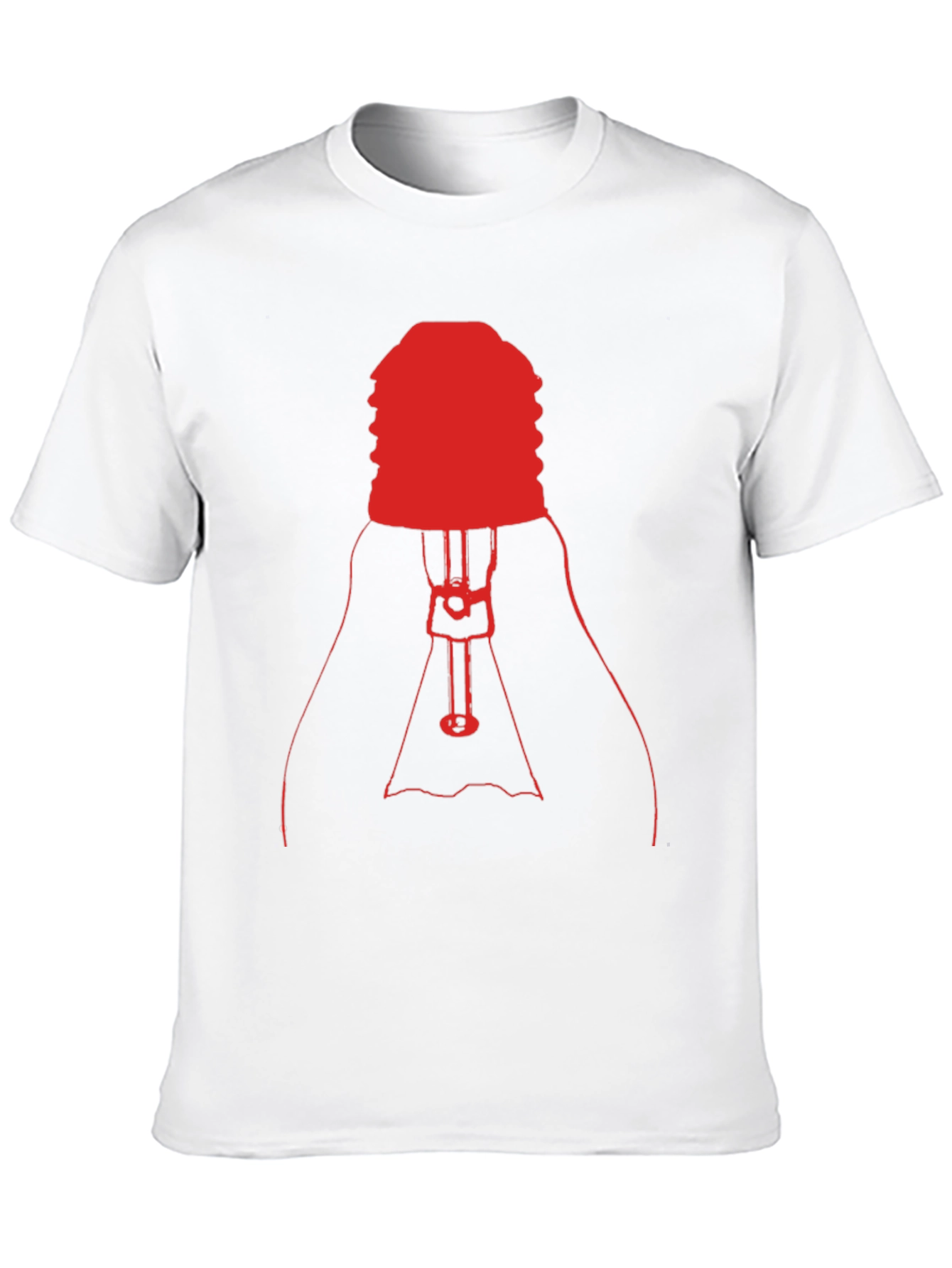 Red Light Bulb Graphic Tee