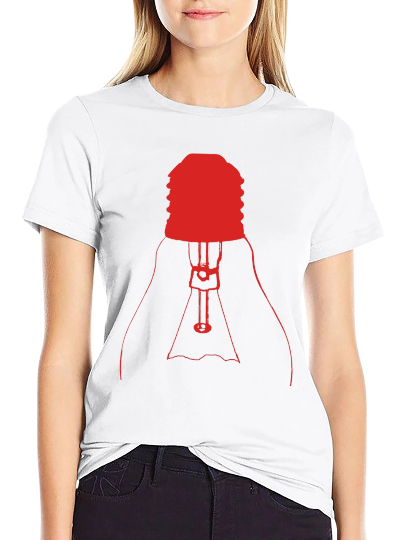 Red Light Bulb Graphic Tee