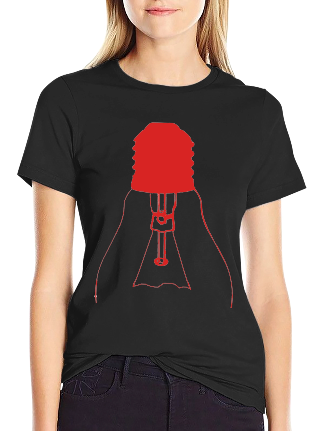 Red Light Bulb Graphic Tee
