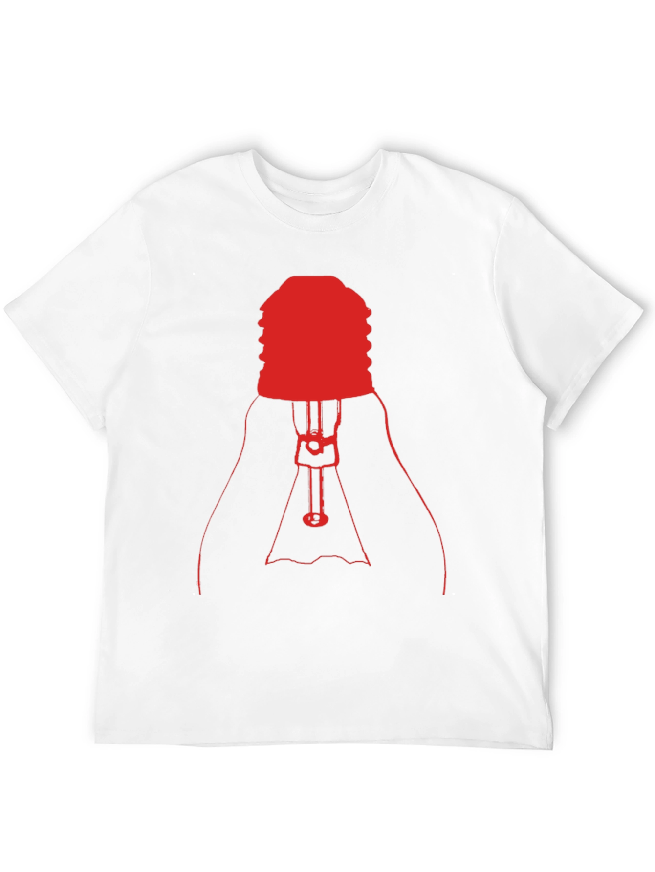 Red Light Bulb Graphic Tee