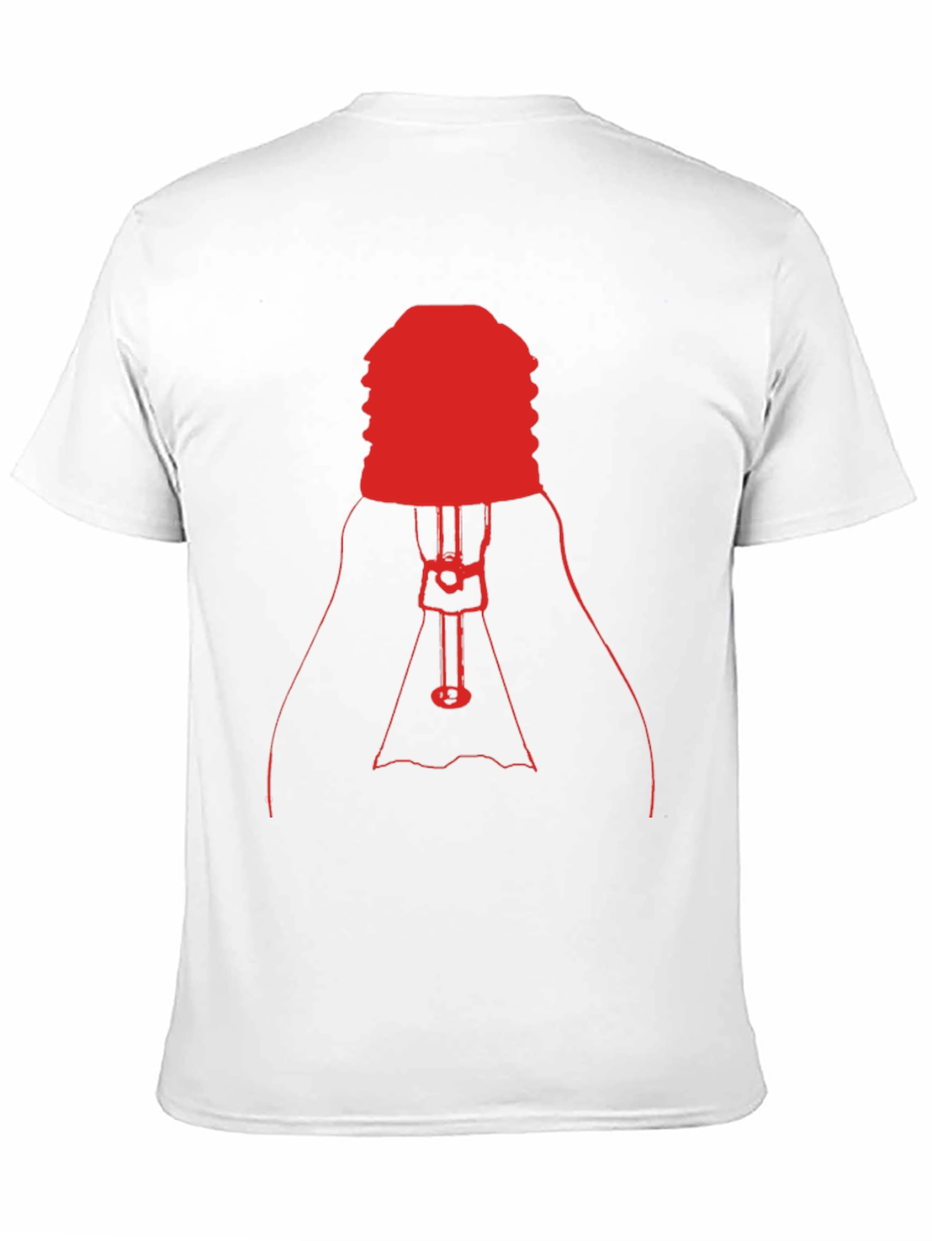 Red Light Bulb Graphic Tee