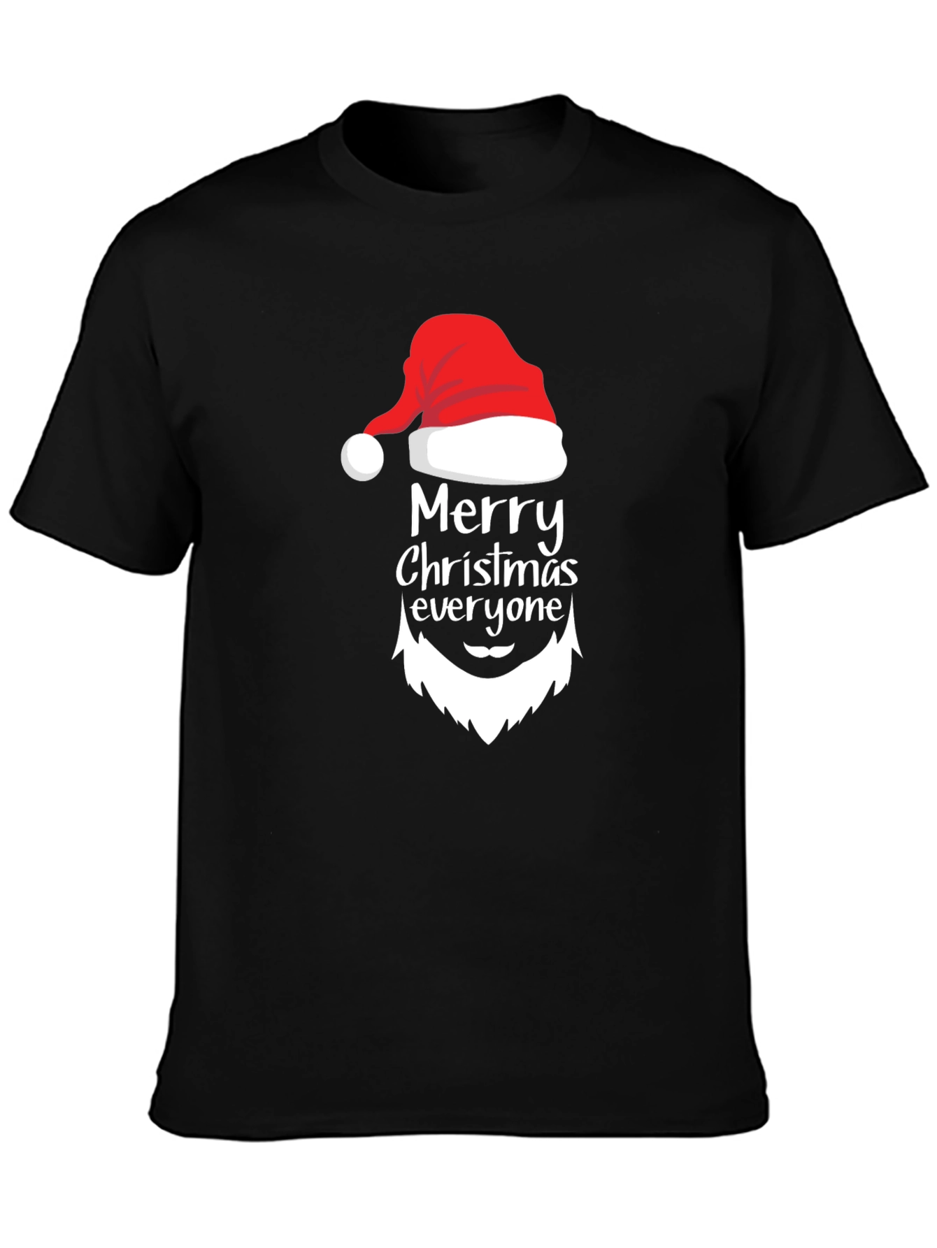 Merry Christmas Santa Graphic T-Shirt