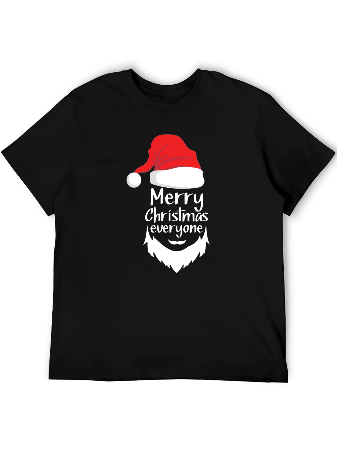 Merry Christmas Santa Graphic T-Shirt