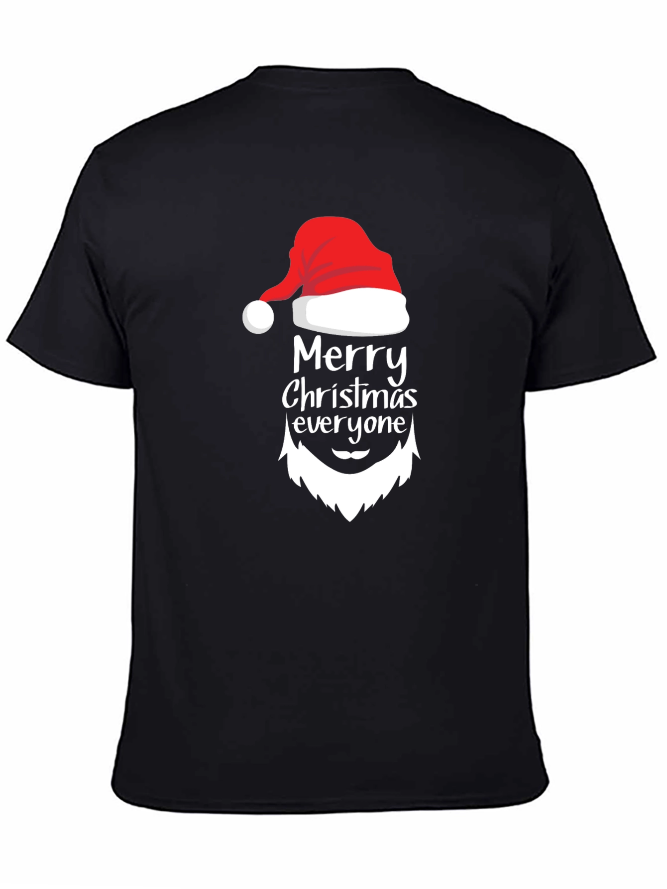 Merry Christmas Santa Graphic T-Shirt
