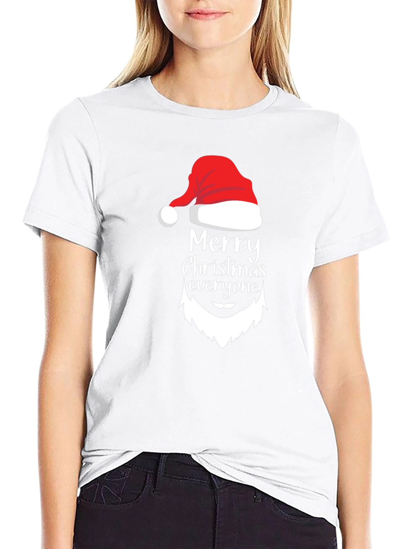 Merry Christmas Santa Graphic T-Shirt