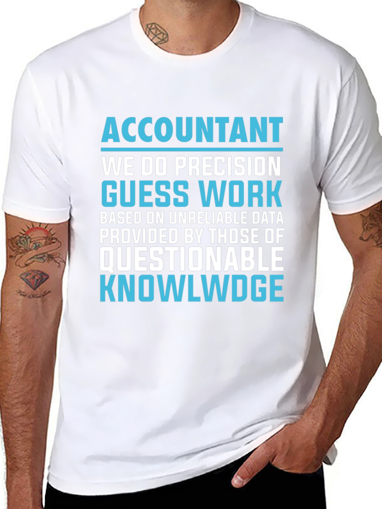 Accountant Precision Work Graphic T-Shirt