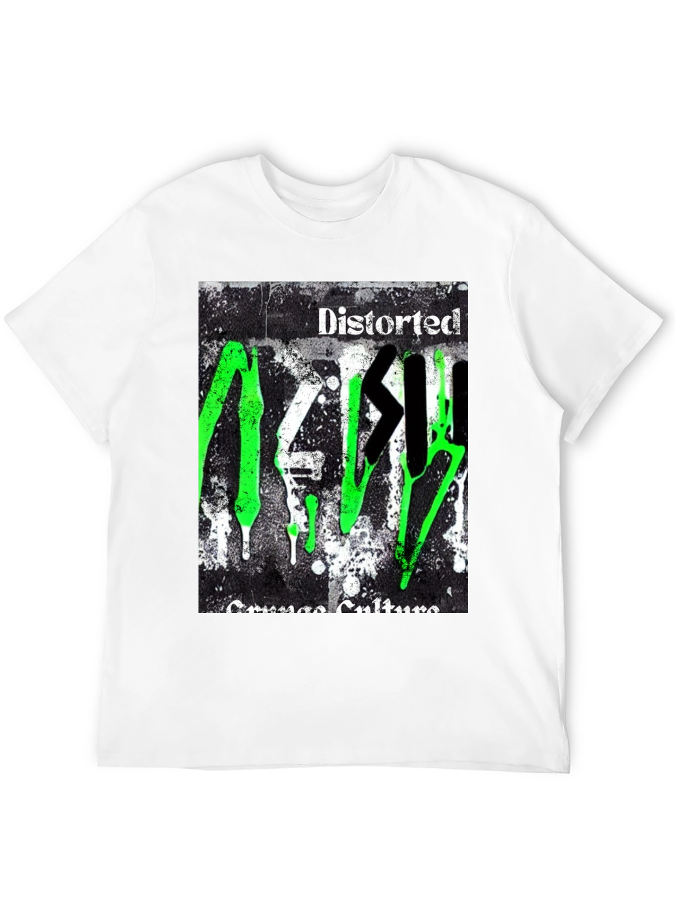 Distorted Garage Culture Graphic Tee