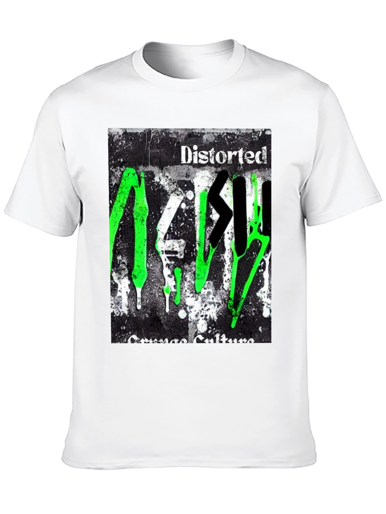 Distorted Garage Culture Graphic Tee