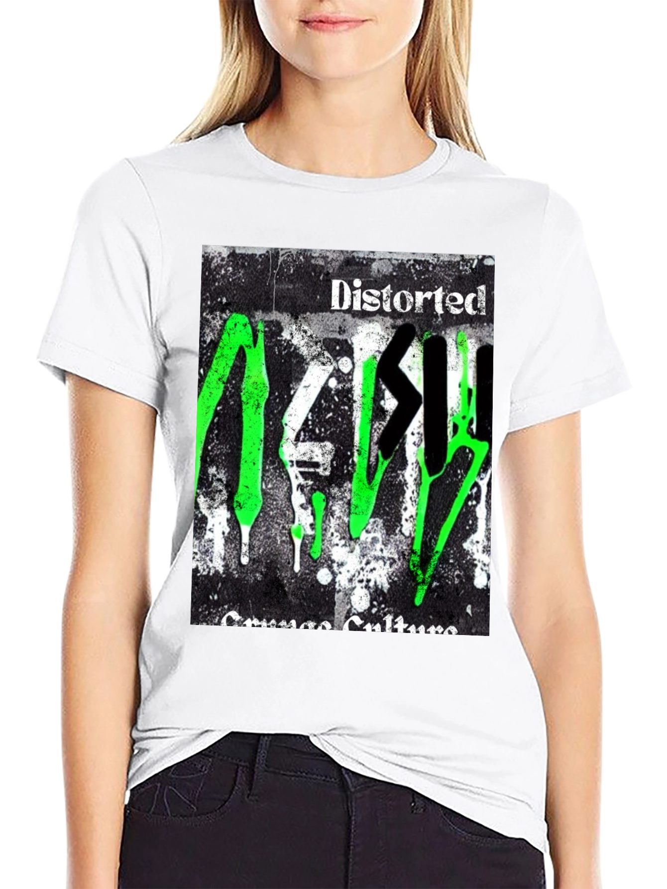 Distorted Garage Culture Graphic Tee