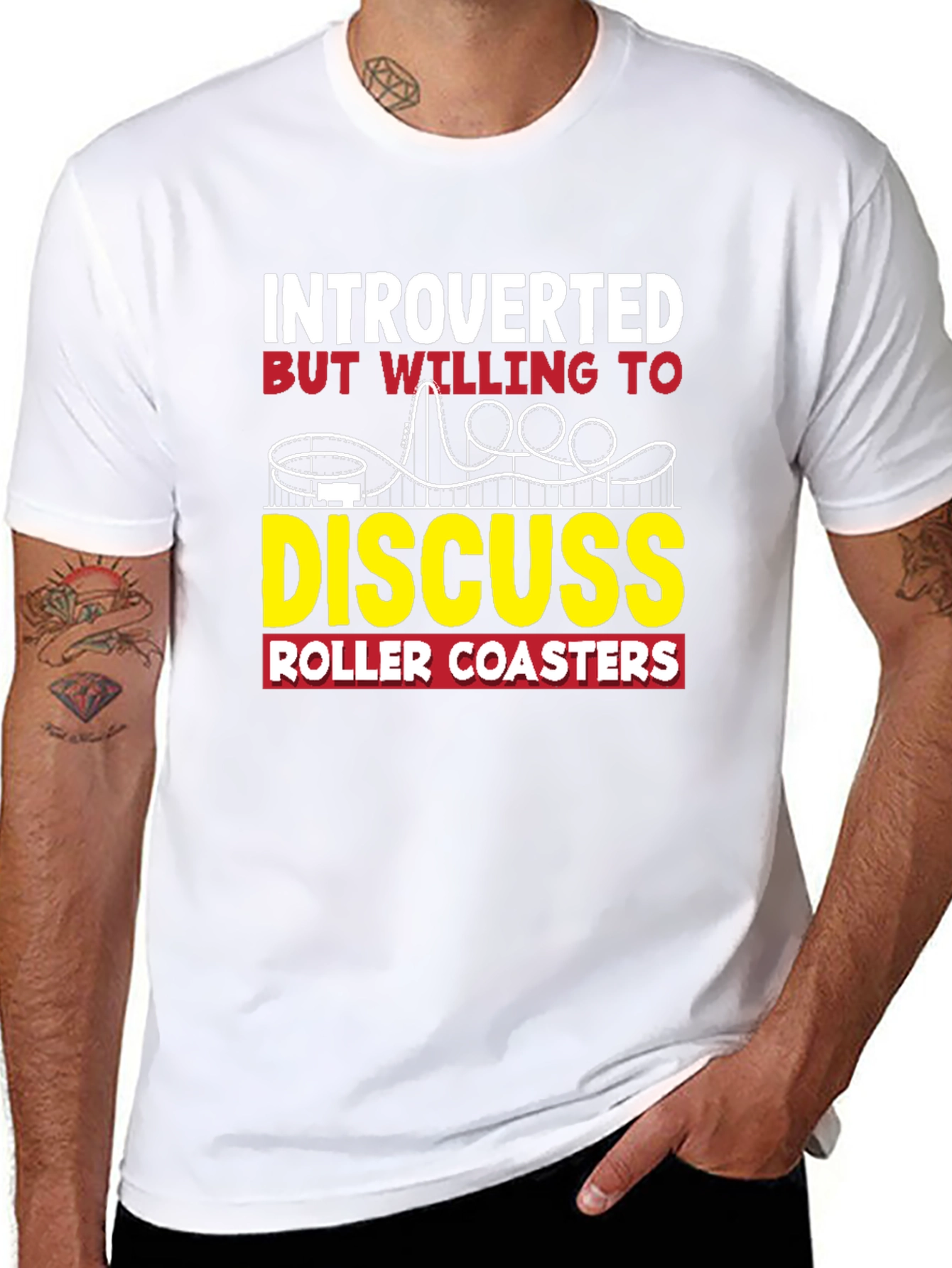 Introverted Roller Coaster Lover T-Shirt