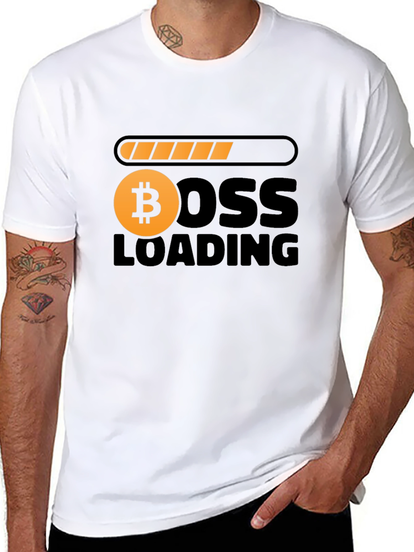 Bitcoin Boss Loading T-Shirt - Crypto Tee