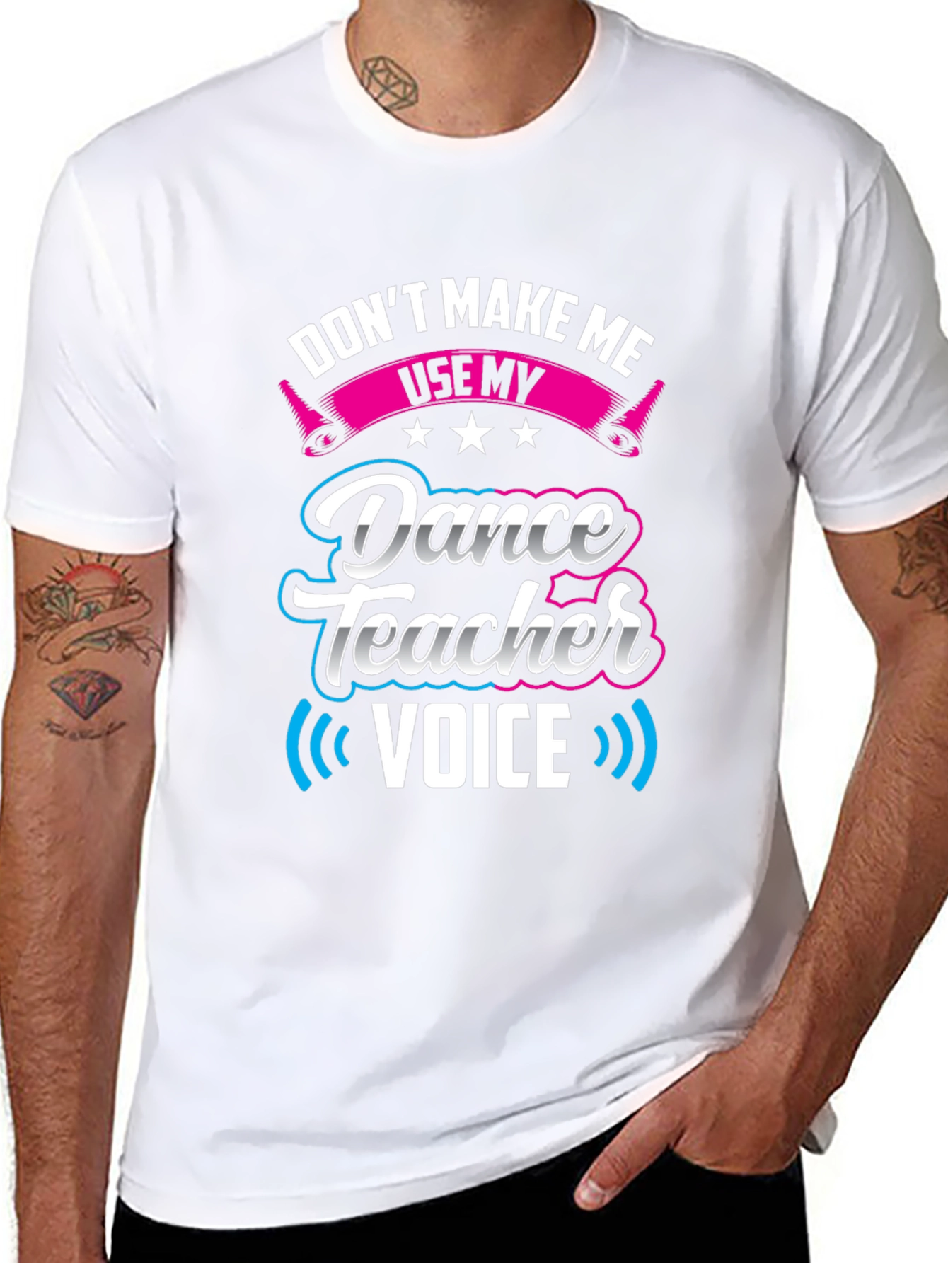 Dance Teacher Voice T-Shirt - Novelty Graphic Tee