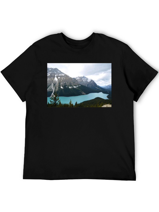Mountain Lake T-Shirt - Nature Scene Tee