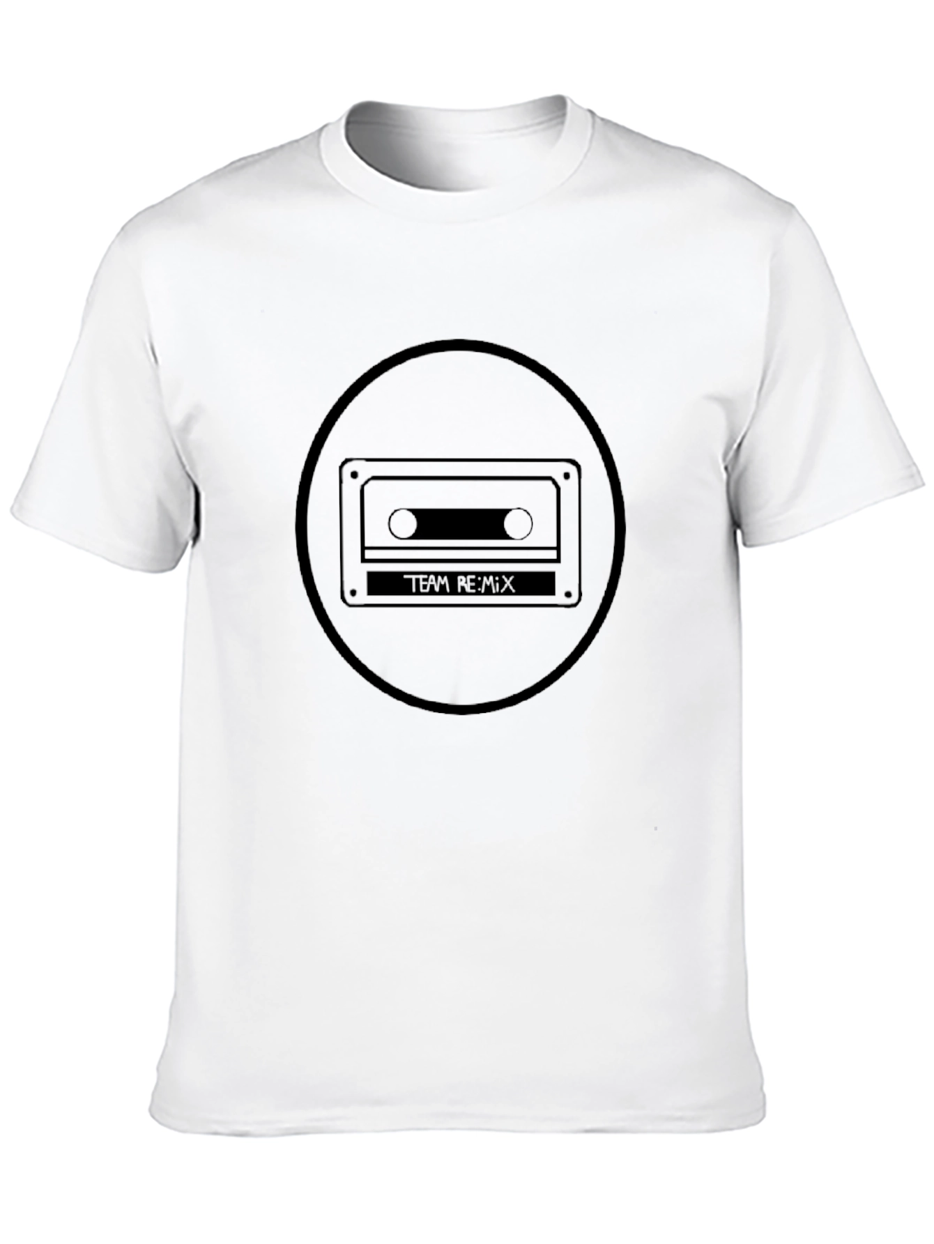 Team Remix Graphic Black T-Shirt