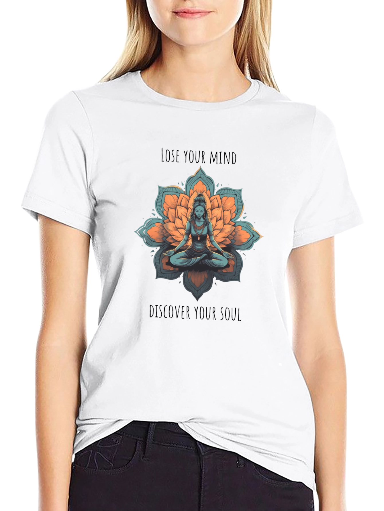 Meditative T-Shirt - Lose Your Mind Find Your Soul
