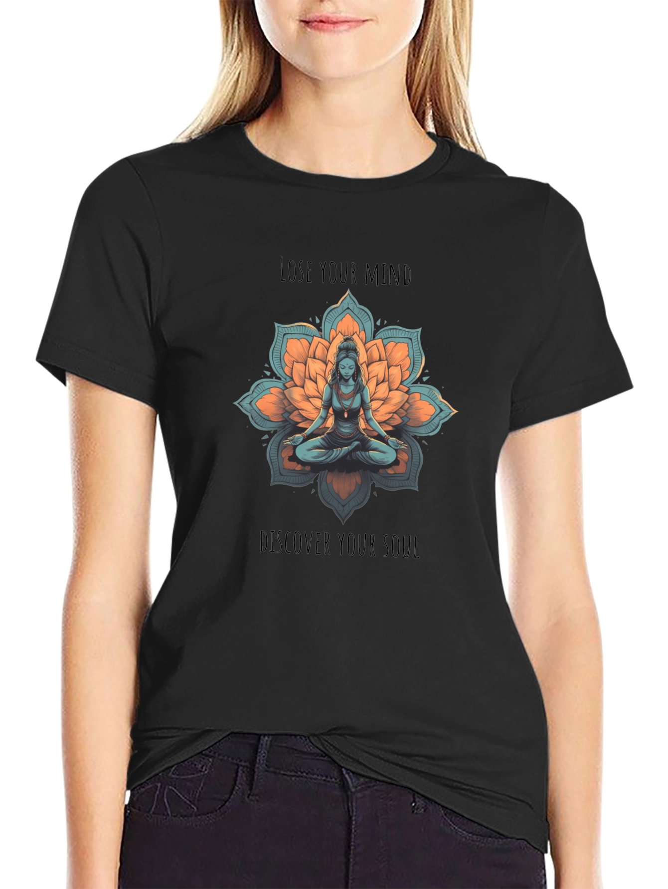 Meditative T-Shirt - Lose Your Mind Find Your Soul