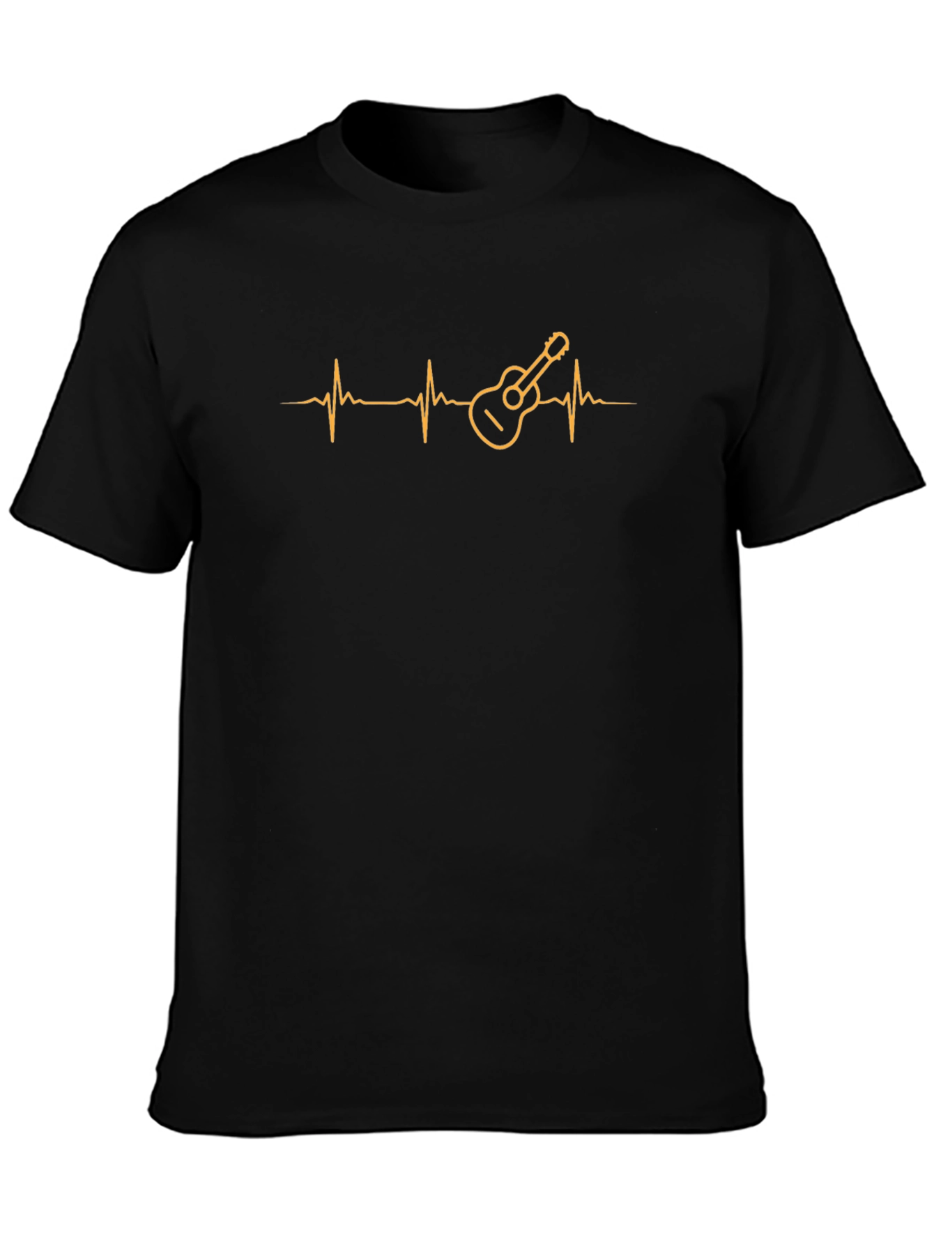 Guitar Heartbeat T-Shirt - Music Lover Tee