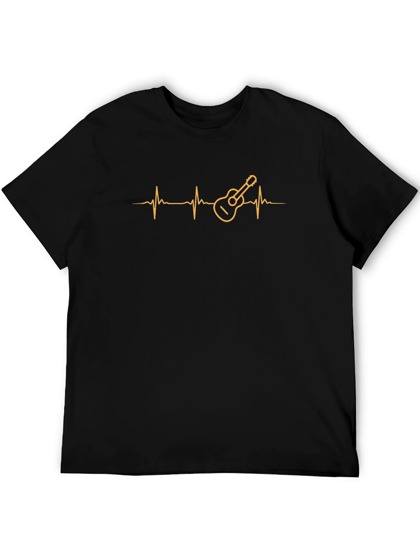 Guitar Heartbeat T-Shirt - Music Lover Tee