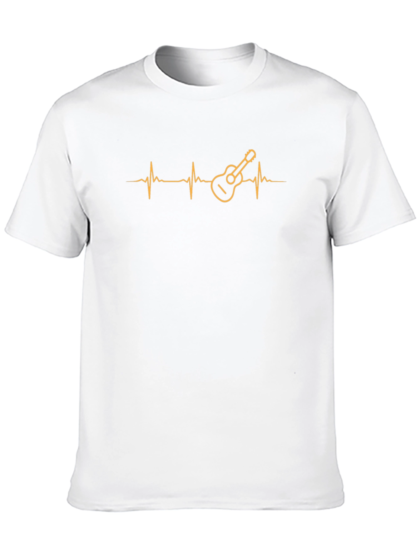Guitar Heartbeat T-Shirt - Music Lover Tee
