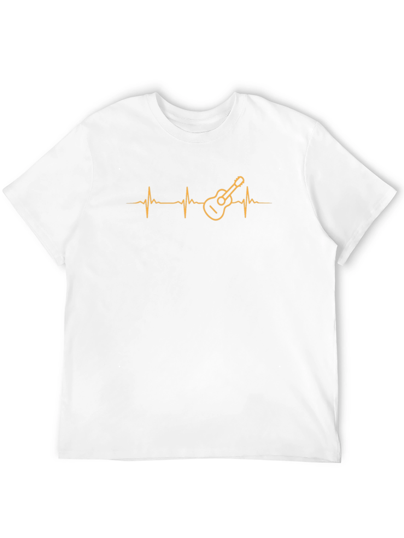 Guitar Heartbeat T-Shirt - Music Lover Tee
