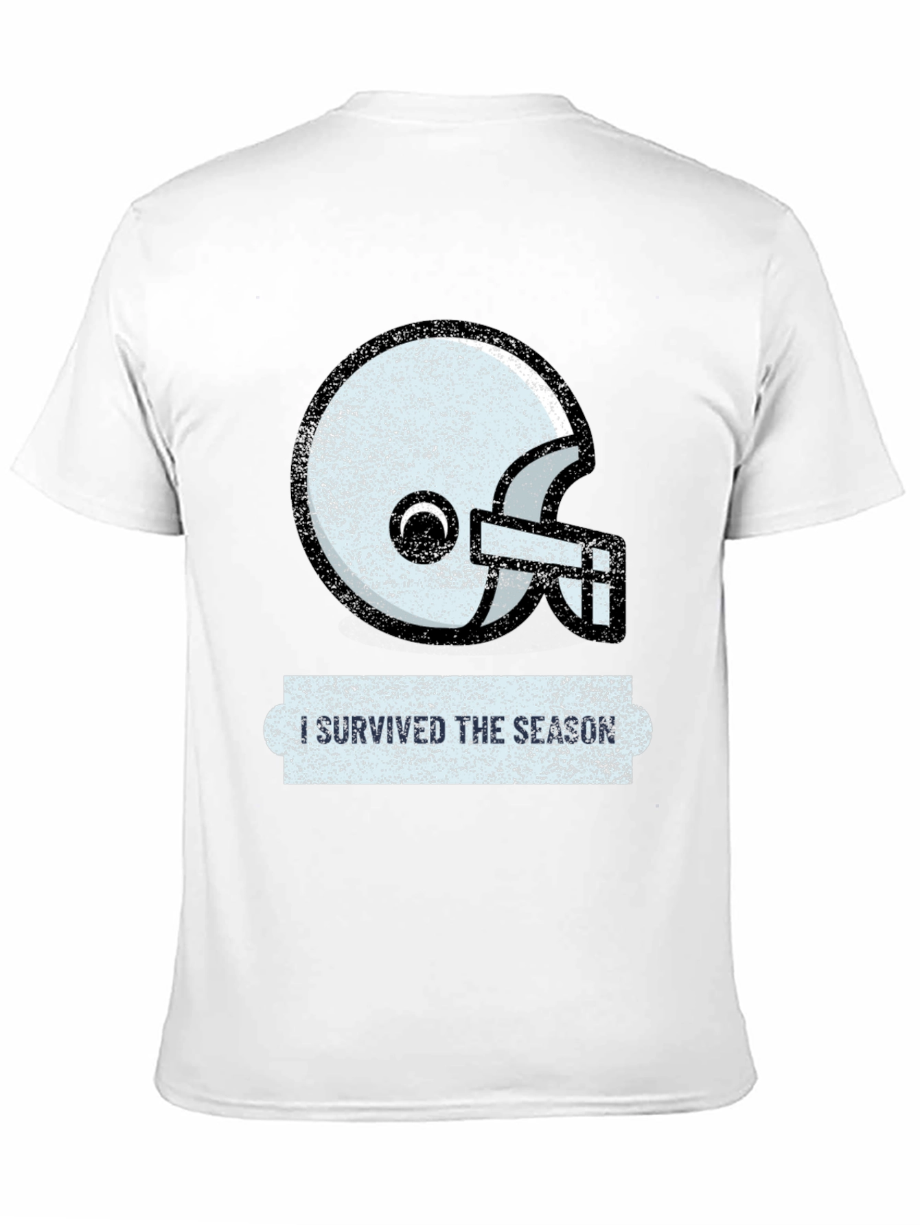I Survived the Season Football Helmet T-Shirt