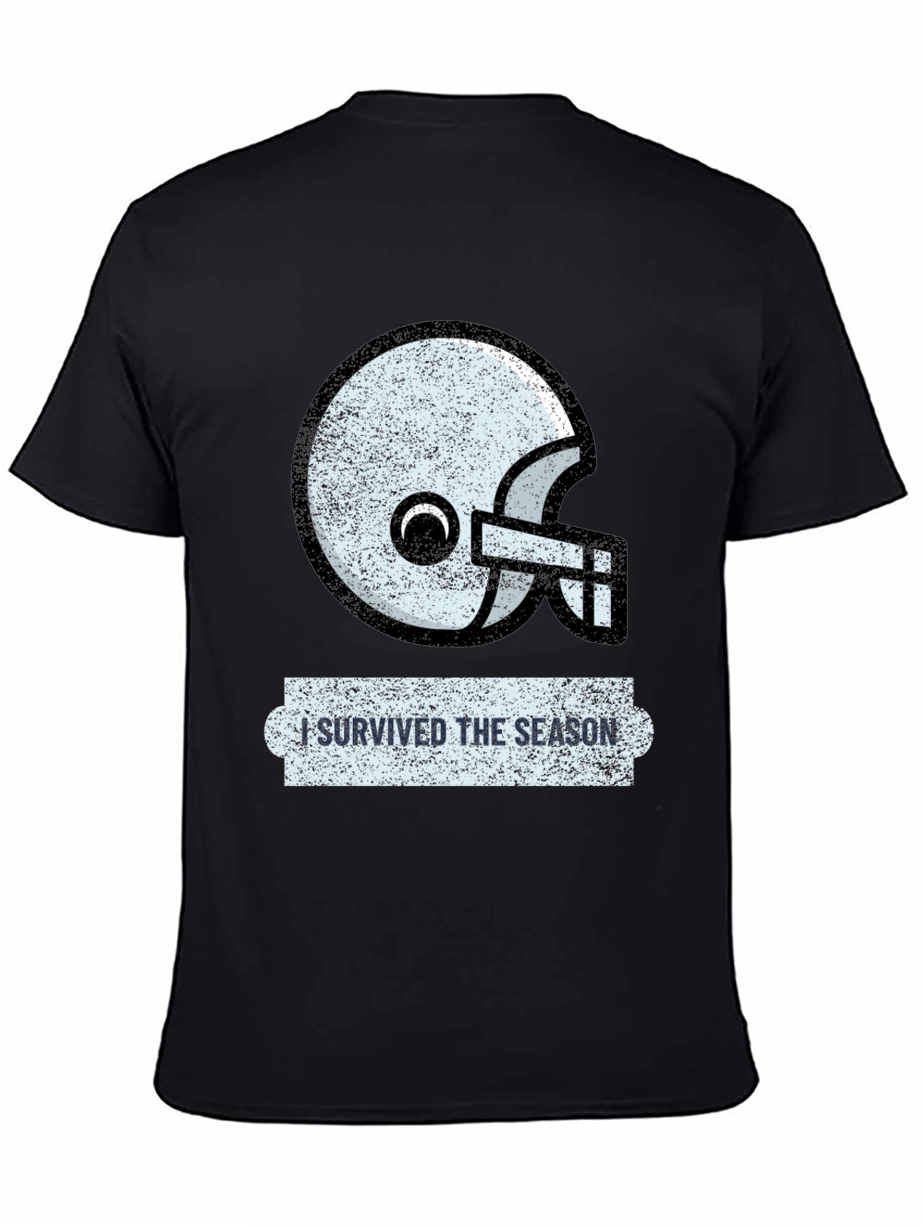 I Survived the Season Football Helmet T-Shirt