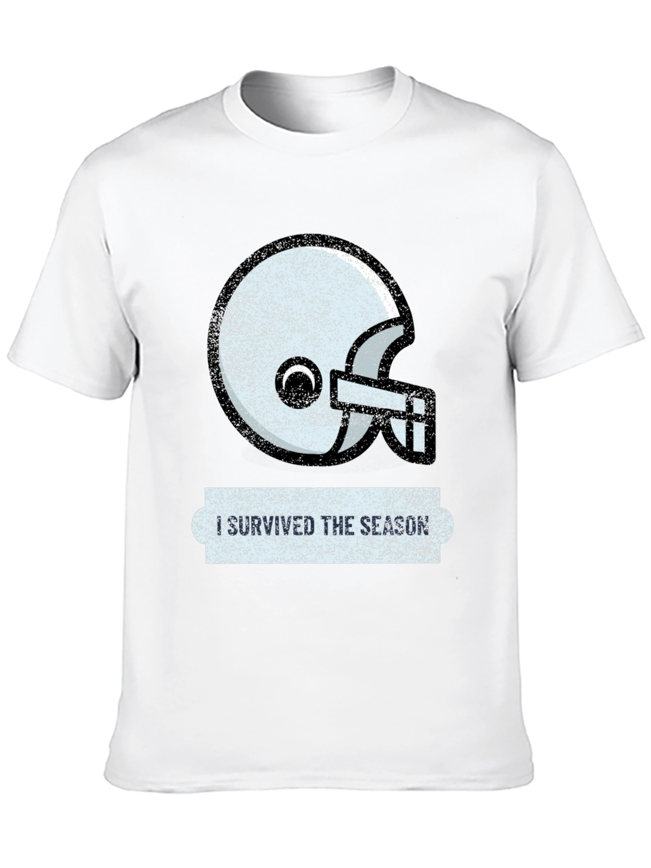 I Survived the Season Football Helmet T-Shirt