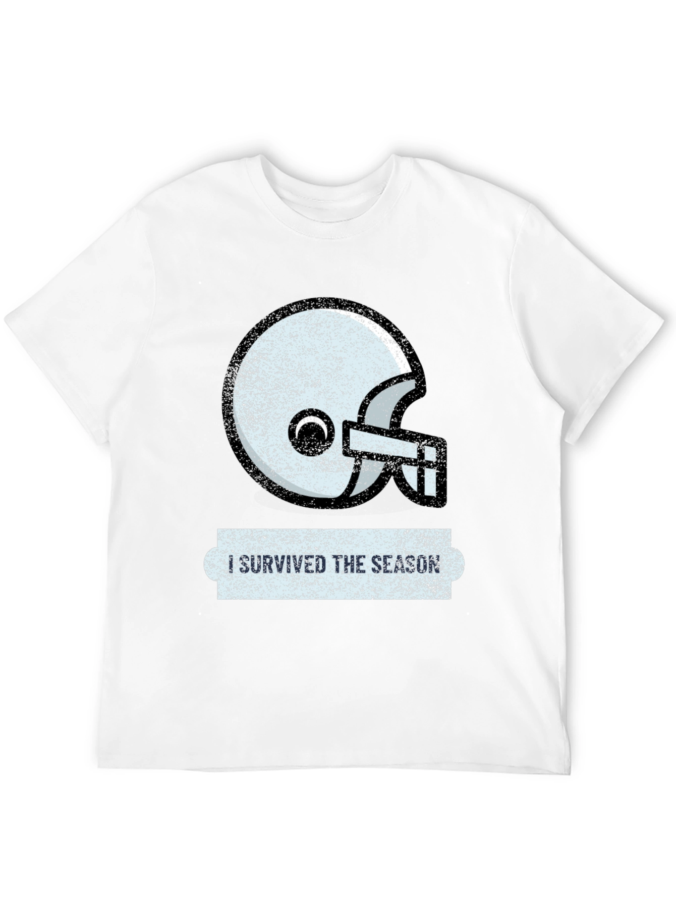 I Survived the Season Football Helmet T-Shirt