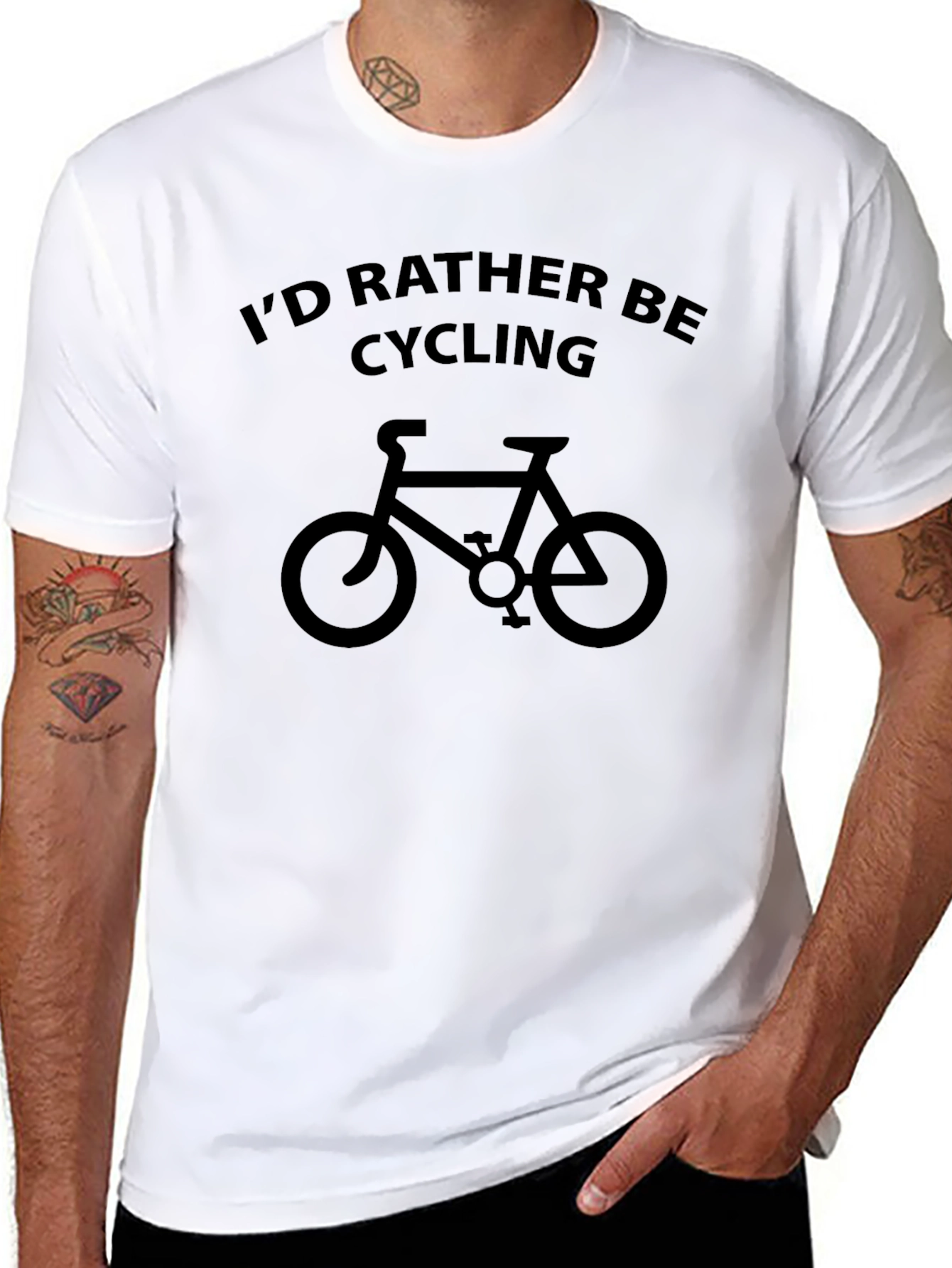 Cycling T-Shirt: Id Rather Be Cycling